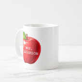 Mug Customized Apple Teacher Gift (Devant gauche)