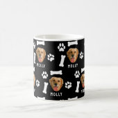 Mug Customized Dog Pet Photo & Name Black (Centre)