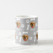 Mug Customized Dog Pet Photo & Name Gray (Centre)