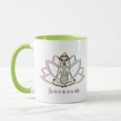 Mug CUT CHÈQUE YOGA | Namaste GetYerGoat™ (Gauche)
