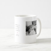 Mug Cute 1st Father's Day, Papa Photo Collage (Devant droit)