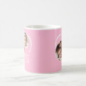 Mug Cute 3-Photo Rose & Coeur Blanc, "Meilleure Maman  (Centre)