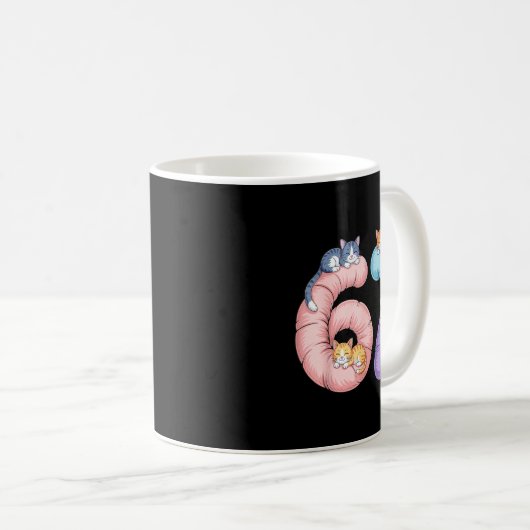 Mug Cute 67 Cat Meme Design  (Devant droit)
