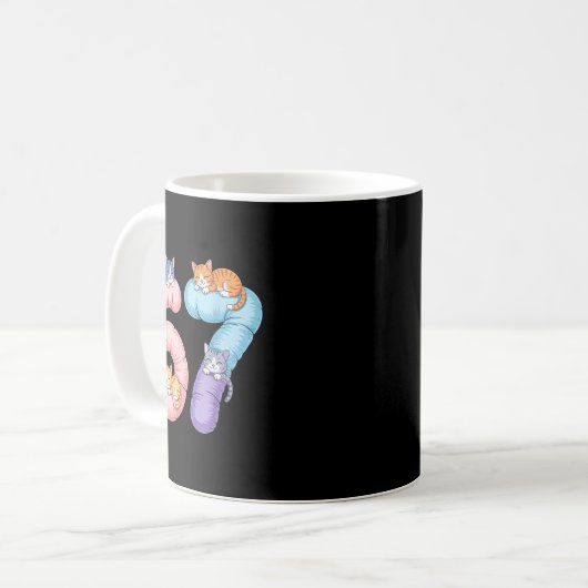 Mug Cute 67 Cat Meme Design  (Devant gauche)
