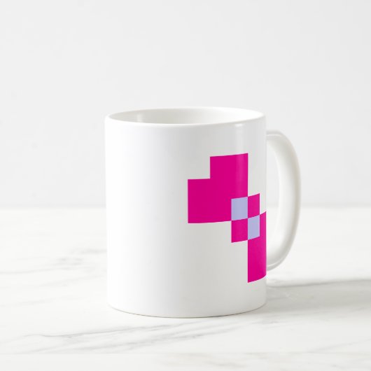 Mug Cute 8 bits Pixel Bow (Devant droit)