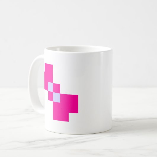Mug Cute 8 bits Pixel Bow (Devant gauche)