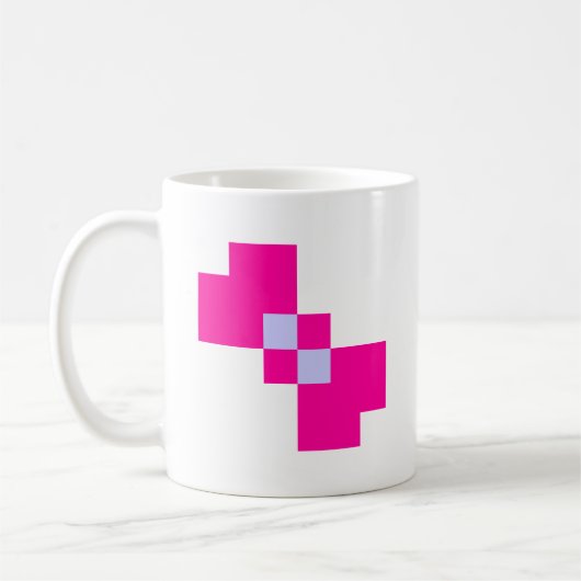 Mug Cute 8 bits Pixel Bow (Gauche)