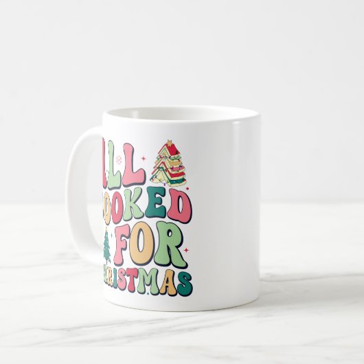 Mug Cute All Booked For Christmas Librarian (Devant gauche)