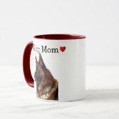 Mug Cute Allemand Berger Coeur Chien Maman Chiot (Devant gauche)