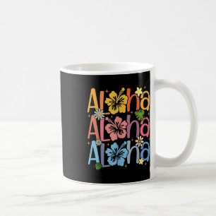Mug Cute Aloha Hawaiian Summer Vacances Shaka Hibiscus