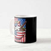 Mug Cute America Chat Mange Ramen (Devant gauche)
