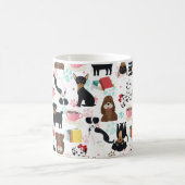 Mug Cute Amoureux des chiens Book Lover (Centre)