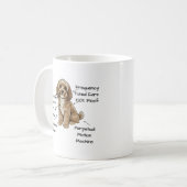 Mug Cute Anatomy of a Cockapoo Dog Lover Gift (Devant gauche)