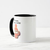 Mug Cute Angry Squirrel, drôle d'anniversaire (Devant gauche)