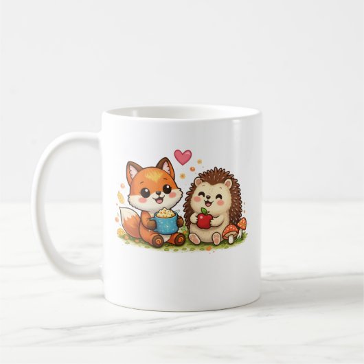 Mug Cute Animals Illustration  (Gauche)