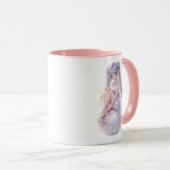 Mug Cute Anime Girl Sitting  (Devant droit)