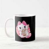 Mug Cute Anime Kawaii Chat Boba Bubble Tea Girls Costu (Gauche)