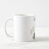 Mug Cute Arctic Winter Animaux Nom personnalisé (Gauche)