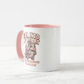 Mug Cute Armadillo Knight Valentine–Roll Into My Heart (Devant gauche)