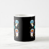 Mug Cute astronaute Animaux flottant dans l'espace (Centre)