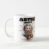 Mug Cute astronaute | Astro Kitty | Chat d'espace (Gauche)