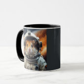 Mug Cute astronaute spatiale Hamster (Devant gauche)