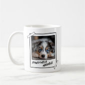Mug Cute Australian Shepherd Pawsitively Adorable (Gauche)