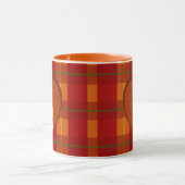 Mug Cute automne Plaid Orange Citrouille épice Latte L (Centre)
