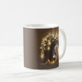 Mug Cute Autumn Fairy with Glowing Flowers (Devant droit)