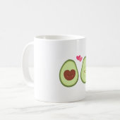 Mug Cute Avocado Aimer Parfait Demi (Devant gauche)