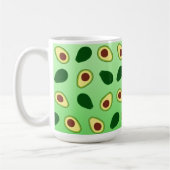 Mug Cute Avocados tranche été vert dégradé Motif (Gauche)