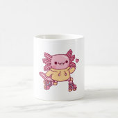 Mug Cute Axolotl Loves Roller Skating (Centre)