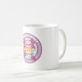 Mug Cute Axolotl Roller Skating Skate A Lotl Funny Pun (Devant droit)