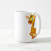 Mug Cute Baby Giraffe Smiling Cartoon-35280 (Devant droit)