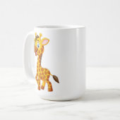 Mug Cute Baby Giraffe Smiling Cartoon-35280 (Devant gauche)