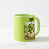 Mug Cute Baby Hatchling Dinosaur (Devant droit)