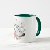 Mug Cute Baby Koala Gold Speckle Nom personnalisé (Devant droit)