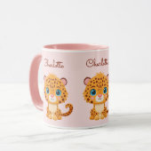 Mug Cute Baby Leopard Safari Animal Kids (Devant gauche)