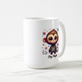 Mug Cute Baby Monkey (Devant droit)