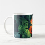 Mug cute baby monkey in the jungle holding a shiny ban (Gauche)