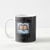 Mug Cute Baby Monkey Lovers This Is My Cuddle  (Gauche)