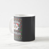 Mug Cute Bald Eagles Christmas Ugly Xmas Sweater Patri (Devant gauche)
