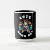 Mug Cute Bat Hanging et Retro Sunset | Allons-y (Centre)
