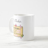 Mug Cute Be Fier Professeur Personnalisé (Devant gauche)