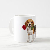 Mug ‏Cute Beagle Dog (Devant gauche)