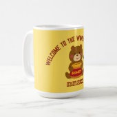 Mug Cute Bear thème Baby shower garçon (Devant gauche)