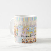 Mug Cute bears, chicks, pastel bunnies (Devant gauche)