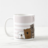 Mug Cute Bears Personnalisé (Gauche)