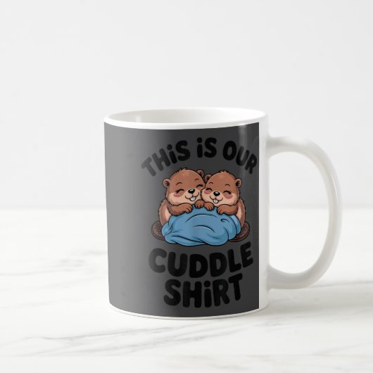 Mug Cute Beaver Couple This Is Our Cuddle  (Droite)
