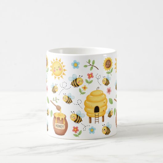 Mug Cute Bee and Beehive (Centre)